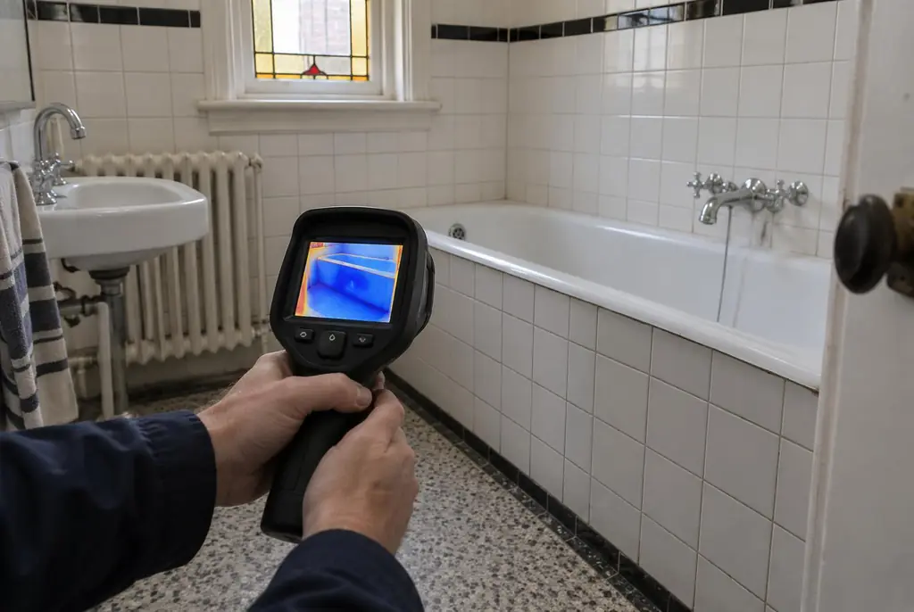 Lekdetectie Zoetermeer – onderzoek in een badkamer van een oudere woning