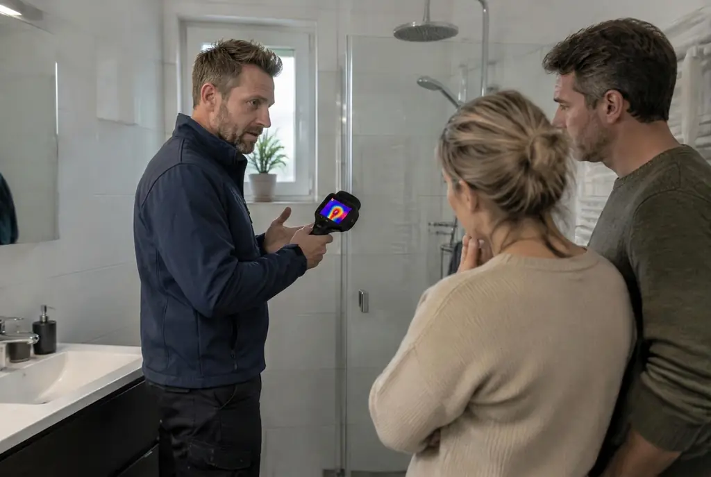 Lekdetectie Zoetermeer – specialist legt bevindingen uit aan bewoner